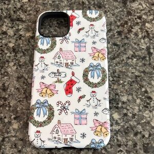 Festive Holiday Phone Case - White